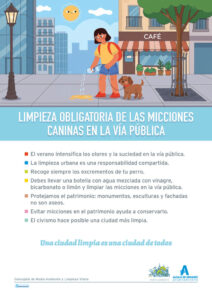 Limpieza de micciones de perros en monumentos de Alcalá de Henares