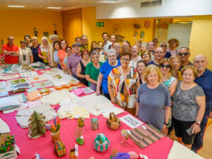 Exposicion talleres envejecimiento activo en Torrejon de Ardoz