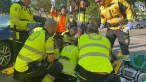 Lugar accidente moto cruce Concejal Francisco José Madrid