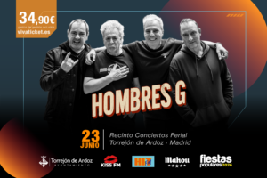 Concierto de Hombres G en recinto ferial Torrejón de Ardoz