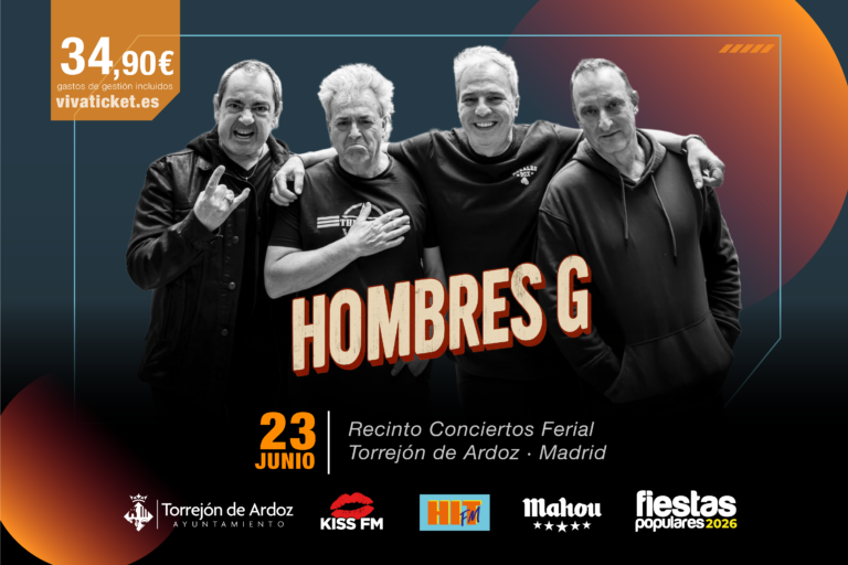 Concierto de Hombres G en recinto ferial Torrejón de Ardoz
