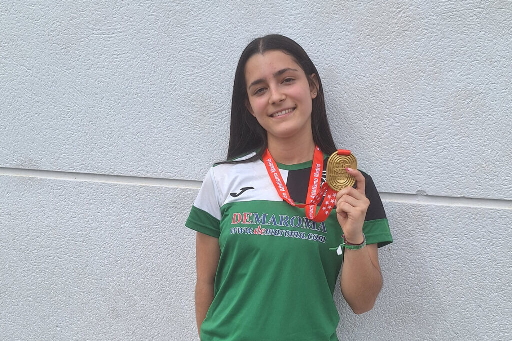Nadia Martín salto longitud campeonato Madrid Arganda 2026