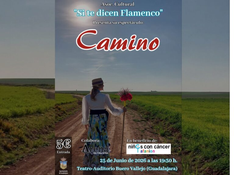 Espectáculo flamenco solidario Camino en Teatro Buero Vallejo Guadalajara