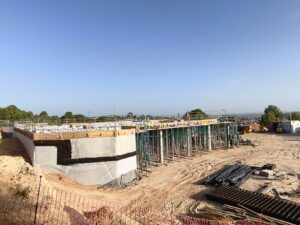 Construcción primer piso nuevo Tanatorio Municipal Arganda del Rey