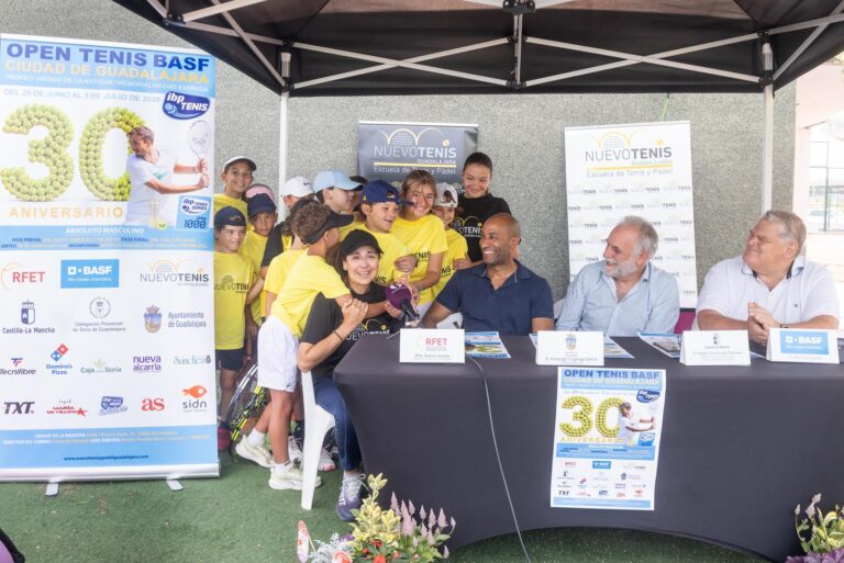 Vista de la Ciudad de la Raqueta en Guadalajara torneo tenis