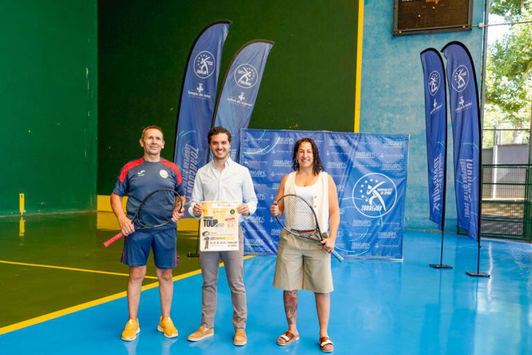 Vista Ciudad Deportiva Joaquin Blume torneo frontenis en Torrejon