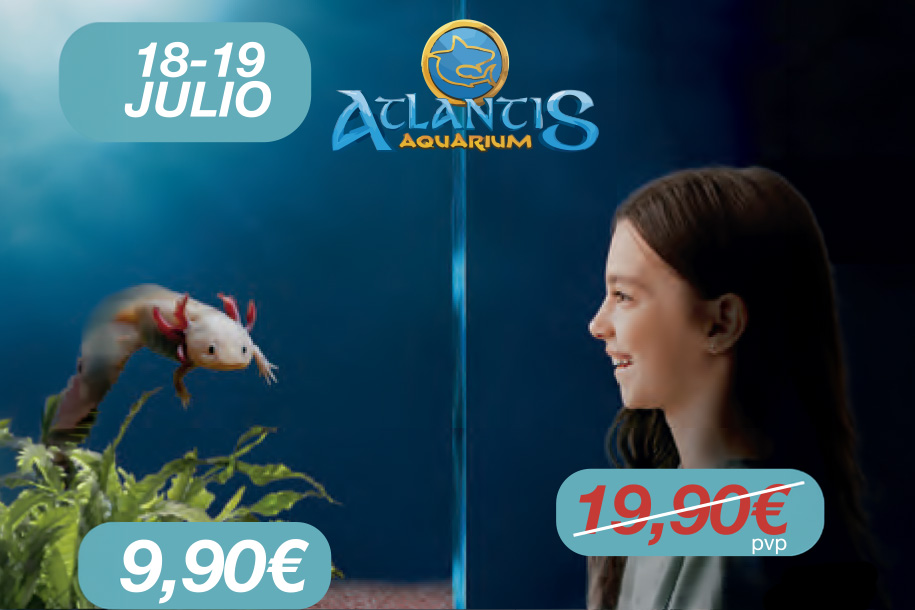 Entrada de Atlantis Aquarium Madrid en Torrejón de Ardoz