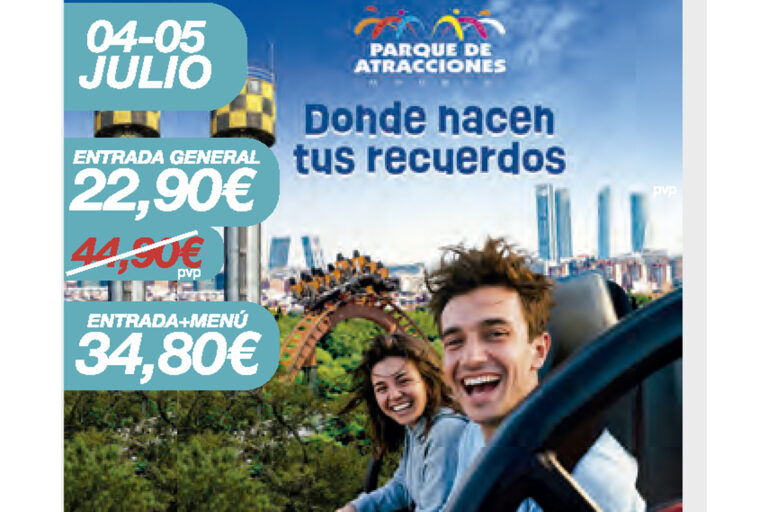 Cartel de Días Especiales en parques de Torrejón de Ardoz