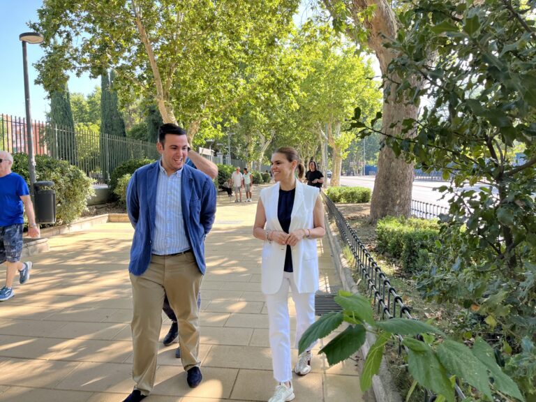 Renovacion de aceras y jardineras en Ronda Fiscal Alcalá