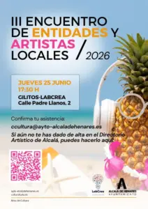 Evento en Gilitos-Labcrea con artistas y entidades en Alcalá