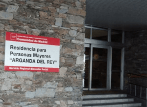 Residencia de Arganda del Rey acogiendo evacuados de Zarzalejo
