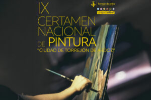 Cartel del IX Certamen Nacional de Pintura en Torrejon de Ardoz