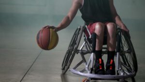 Sede Comunidad de Madrid con anuncio ayudas deportes discapacidad