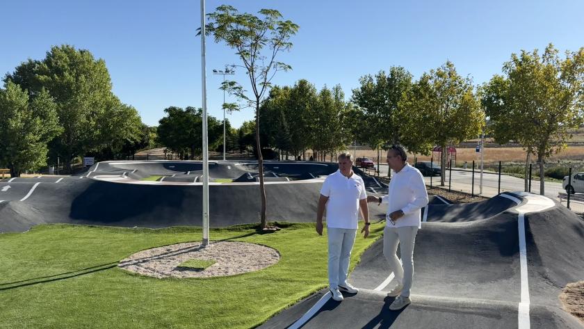 Parque de skate y circuito de bicicletas en Cobeña, financiado por la Comunidad de Madrid