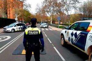 Calles del barrio El Val en Alcalá de Henares durante una prueba deportiva