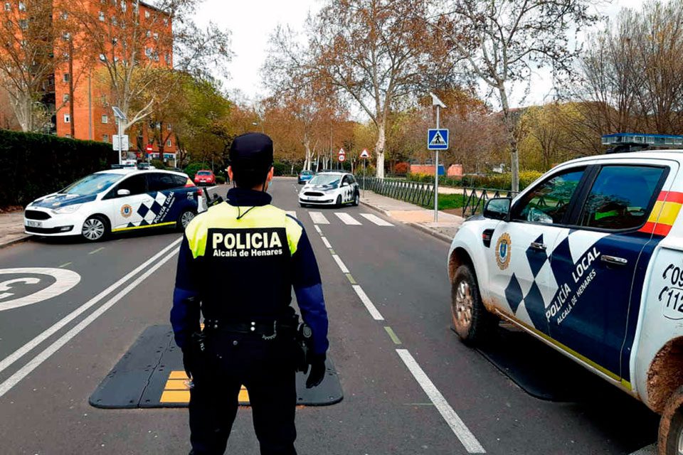 Calles del barrio El Val en Alcalá de Henares durante una prueba deportiva