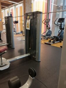Sala de fitness del Complejo Deportivo de Espartales, una de las instalaciones deportivas de Alcalá de Henares