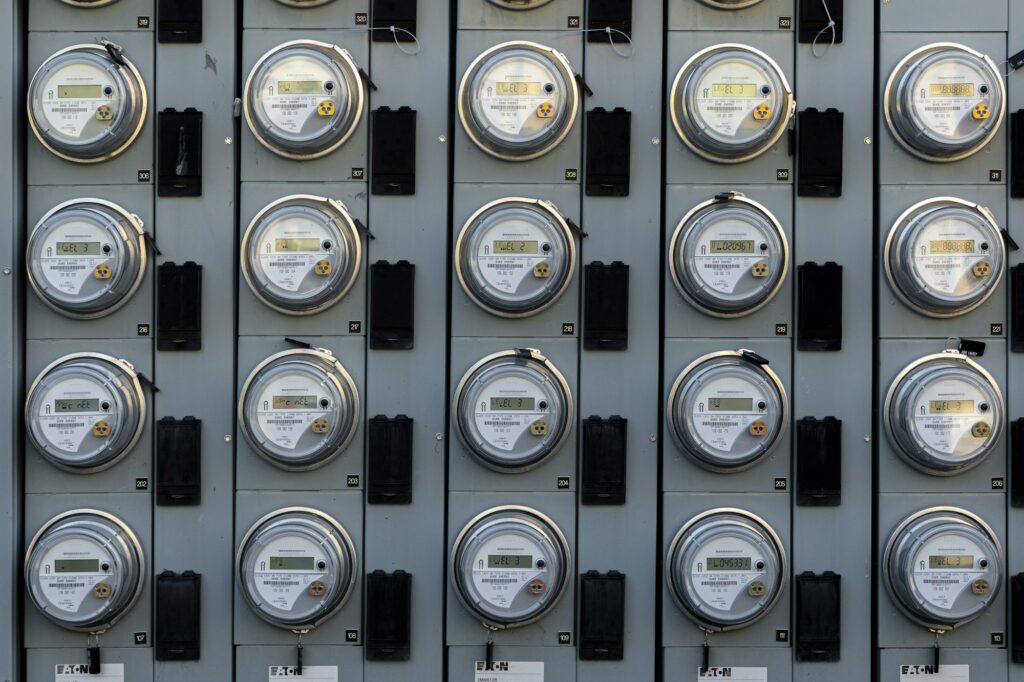 Contador eléctrico doméstico el día en que el precio de la luz marca su máximo anual
